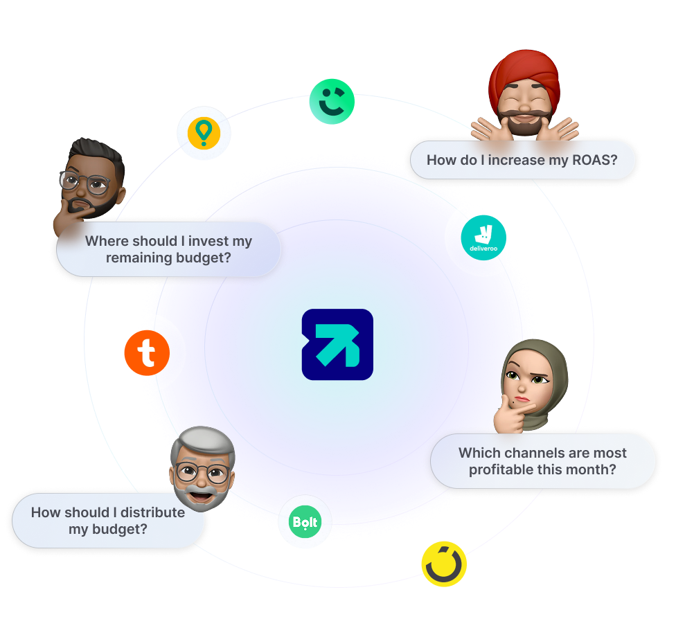Users interacting with Aisha